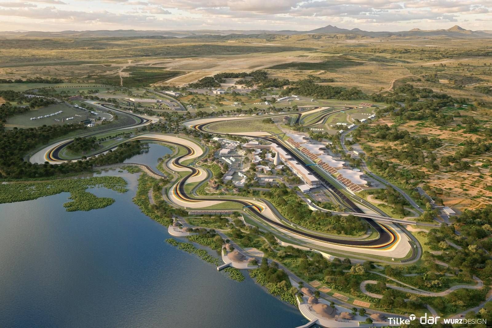 Design do novo circuito da Africa