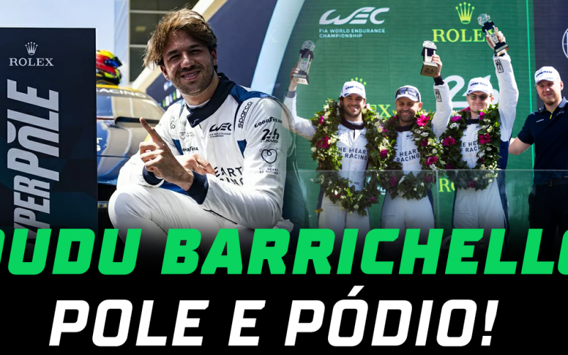 Dudu Barrichello conquista pole e pódio na Lone Star Le Mans do WEC